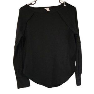 Caslon Raw Edge Seams Sweater Sz S